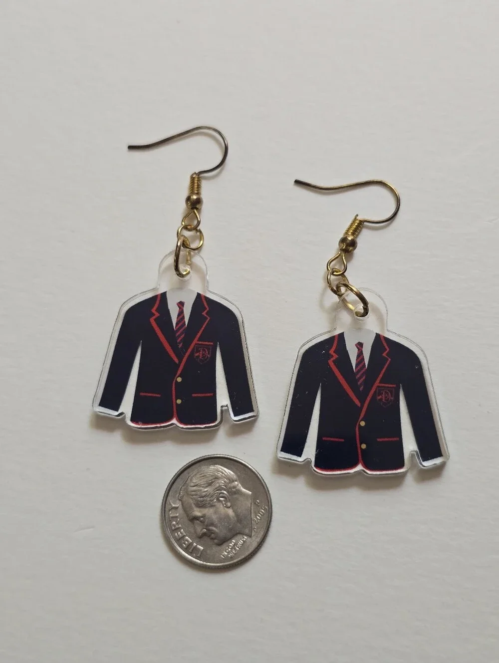 Glee Blazer Jacket Earrings